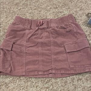 SO girls Pink Corduroy Mini Skirt - size 12